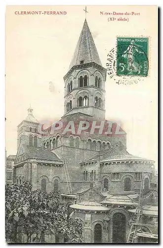 Cartes postales Clermont Ferrand Notre Dame du Port XI siecle