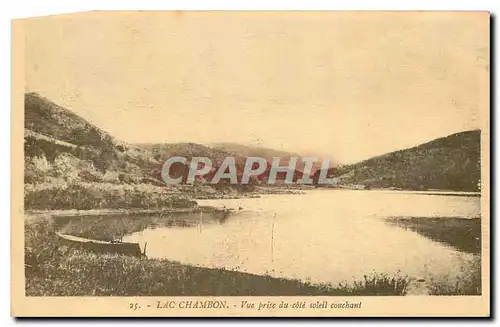 Ansichtskarte AK Lac Chambon vue prise du Cote Soleil Couchant