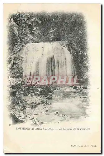 Cartes postales Environs du Mont Dore La Cascade de la Verniere