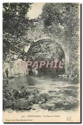 Ansichtskarte AK Pontgibaud Le Pont du Diable