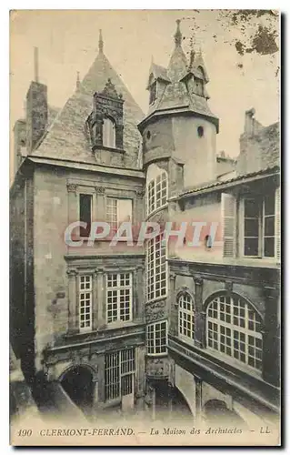 Cartes postales Clermont Ferrand La Maison des Architectes