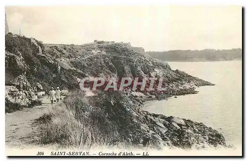 Cartes postales Saint Servan Corniche d'Aleth