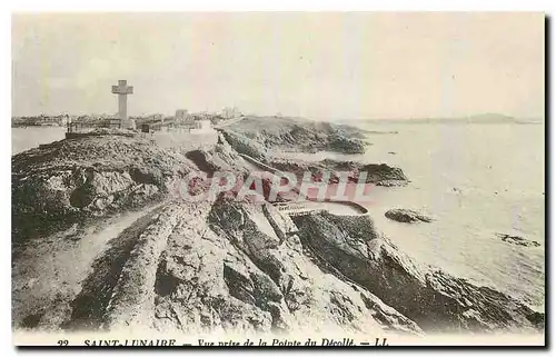 Cartes postales Saint Lunaire Vue prise de la pointe du decolle