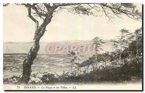 Cartes postales Dinard La Plage et les Villas