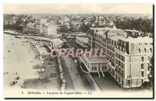 Cartes postales Dinard Vue prise du Crystal Hotel