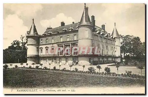 Ansichtskarte AK Rambouillet Le Chateau cote sud