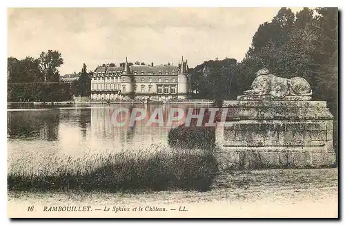 Cartes postales Rambouillet Le Sphinx et le Chateau