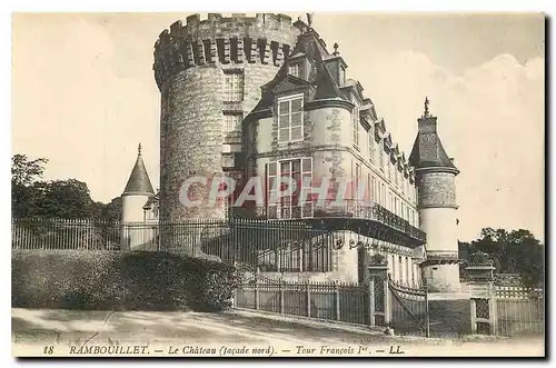 Ansichtskarte AK Rambouillet Le Chateau facade nord Tour Francois I