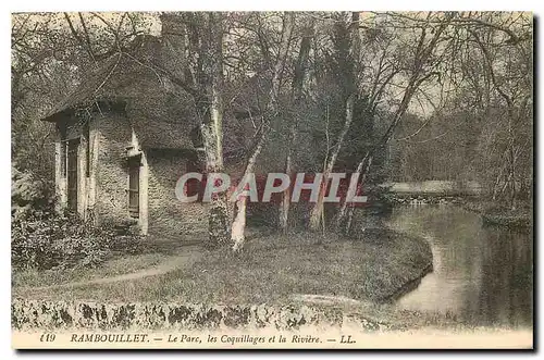 Cartes postales Rambouillet Le Parc les Coquillages et la Riviere