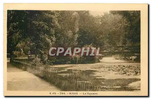 Cartes postales Riom le Square