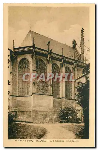 Ansichtskarte AK Riom La Sainte Chapelle