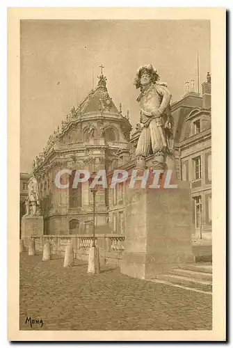 Ansichtskarte AK Les Petits Tableaux de Versailles La Chapelle et la Cour des Ministres