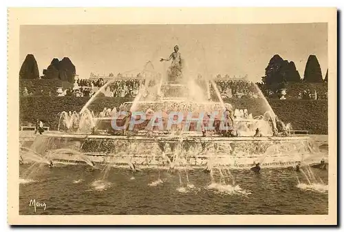 Cartes postales Les Petits Tableaux de Versailles Le Bassin de Latone Grandes Eaux Vase de marbre