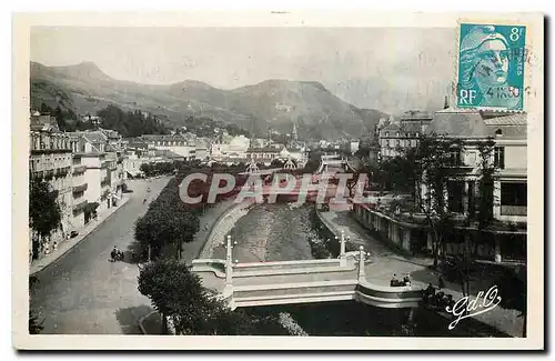 Cartes postales L'Auvergne La Bourboule Perspective sur les Ponts de la Dordogne