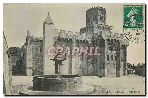 Cartes postales Royat L'Eglise