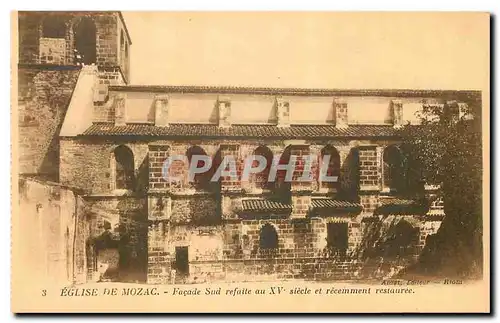 Ansichtskarte AK Eglise de Mozac Facade Sud