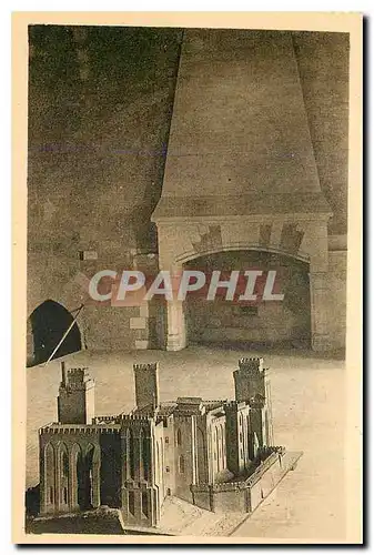 Cartes postales Avignon Palais des Papes Salle des Festins Maquette du Palais
