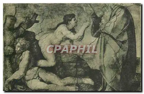 Cartes postales Citta del Vaticano Cappelle Sistina Michelangelo La Creation de la Femme
