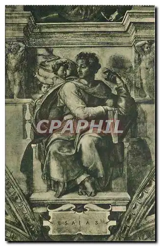 Cartes postales Citta del Vaticano Cappelle Sistina Michelangelo Le Prophete Isaie