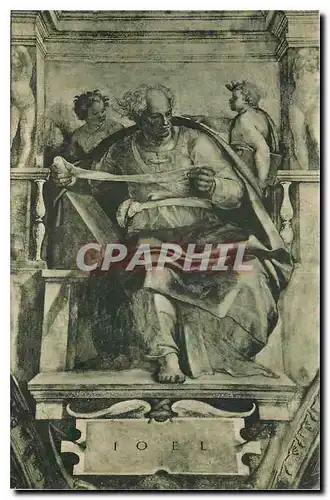 Ansichtskarte AK Citta del Vaticano Cappelle Sistina Michelangelo Le Prophete Joel
