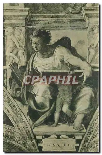 Ansichtskarte AK Citta del Vaticano Cappelle Sistina Michelangelo Le Prophete Daniel