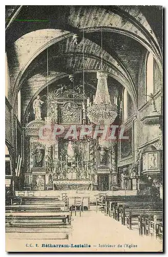 Cartes postales Betharram Lestelle Interieur de l'Eglise