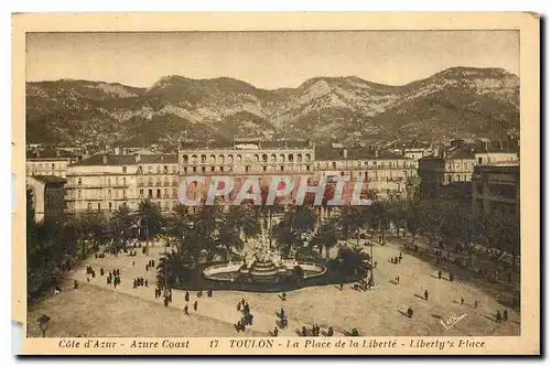 Ansichtskarte AK Cote d'Azur Toulon La Place de la Liberte