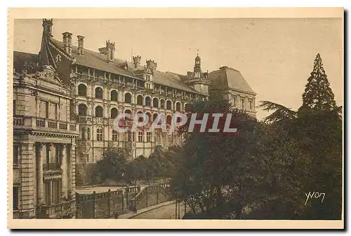 Cartes postales La Douce France Chateaux de la Loire Chateau de Blois Aile Francois I