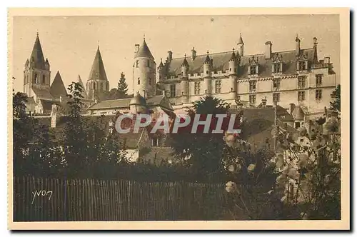 Cartes postales La Douce France Chateaux de la Loire Chateau de Loches