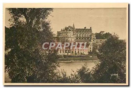 Ansichtskarte AK La Douce France Chateaux de la Loire Le Chateau d'Amboise vu des bords de la Loire