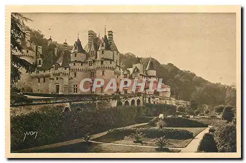 Cartes postales La Douce France Chateaux de la Loire Le Chateau de Rigny Usse Vue d'ensemble Nord Est