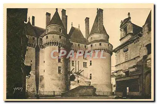 Cartes postales La Douce France Chateaux de la Loire Le Chateau de Langeais