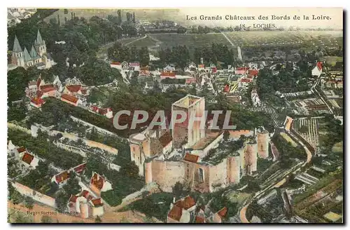 Cartes postales Les Grands Chateaux des Bords de la Loire Loches