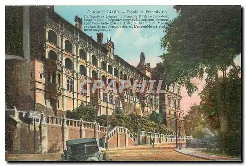 Cartes postales Chateau de Blois Facade de Francois I