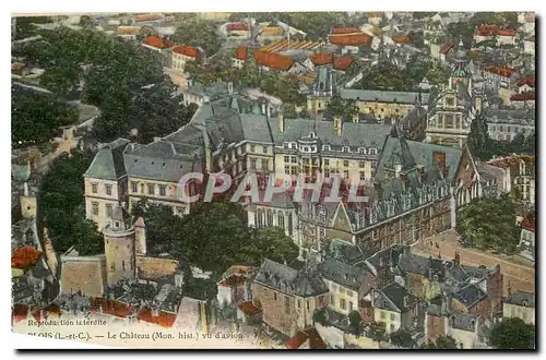 Cartes postales Blois L et C Le Chateau Mon hist vu d'avion