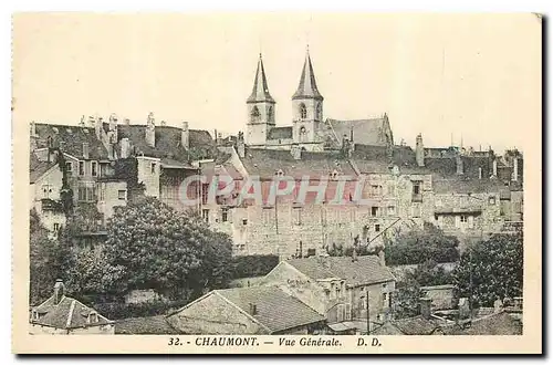 Ansichtskarte AK Chaumont Vue generale