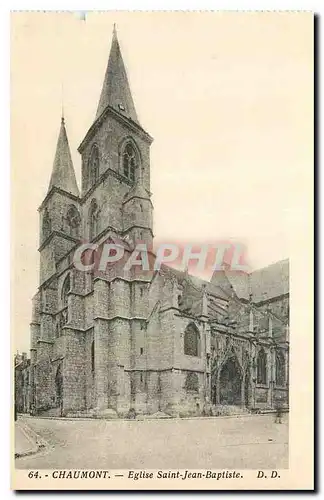 Cartes postales Chaumont Eglise Saint Jean Baptiste