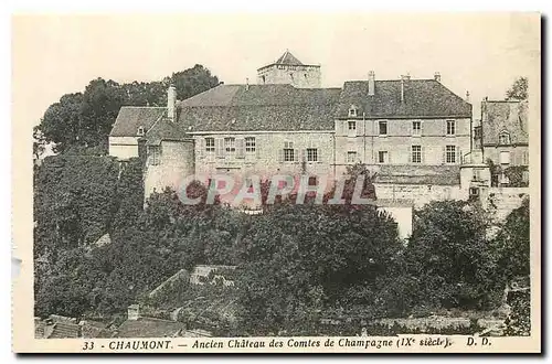 Cartes postales Chaumont Ancien Chateau des Comtes de Champagne