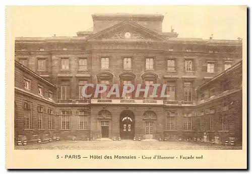 Ansichtskarte AK Paris Hotel des Monnaies Cour d'Honneur Facade sud