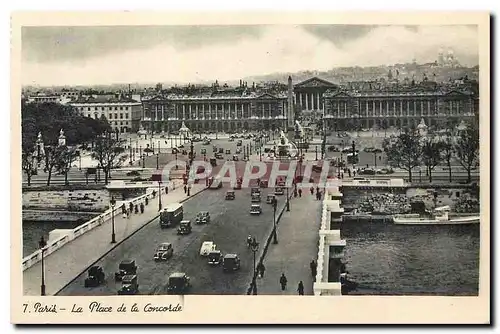 Cartes postales Paris La Place de la Concorde