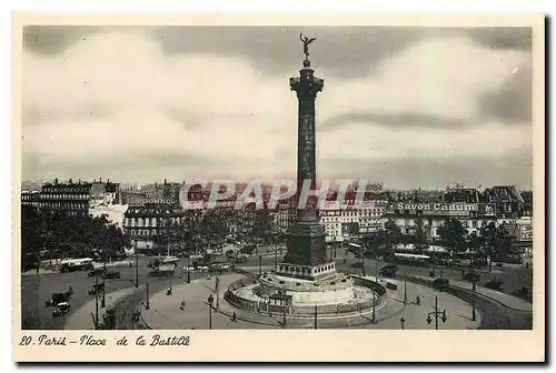 Cartes postales Paris Place de la Bastille