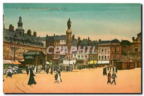 Cartes postales Lille La Grand Place