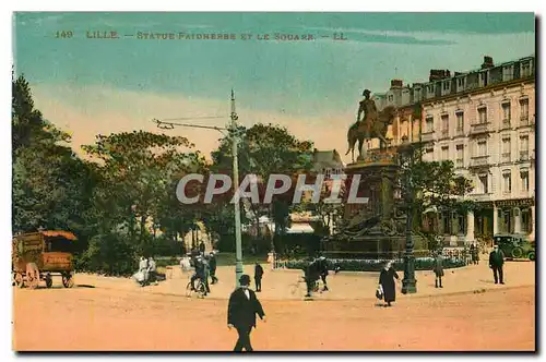 Ansichtskarte AK Lille Statue Faidherbe le Square