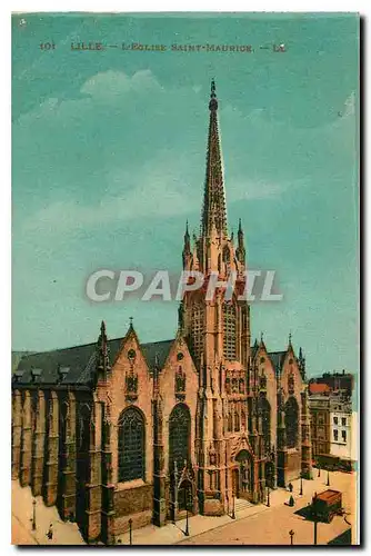 Cartes postales Lille L'Eglise Saint Maurice