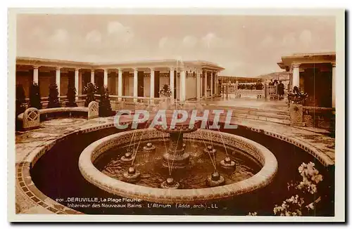 Cartes postales Deauville La Plage Fleurie Interieur des Nouveaux Bains L'Atrium