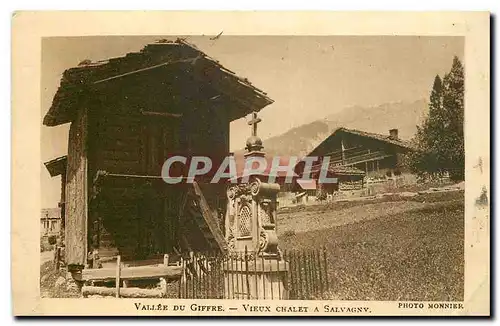 Ansichtskarte AK Vallee du Giffre Vieux chalet a Salvagny