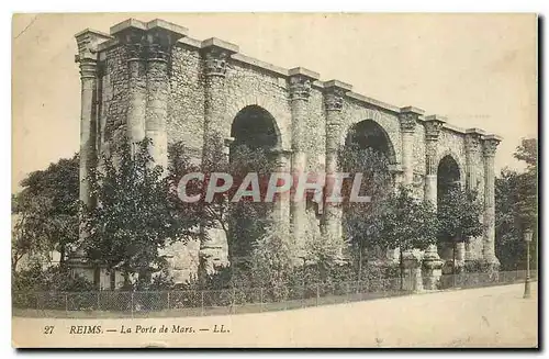 Ansichtskarte AK Reims La Porte de Mars