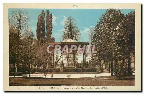 Ansichtskarte AK Reims Kiosque du Jardin de la Patte d'Oie