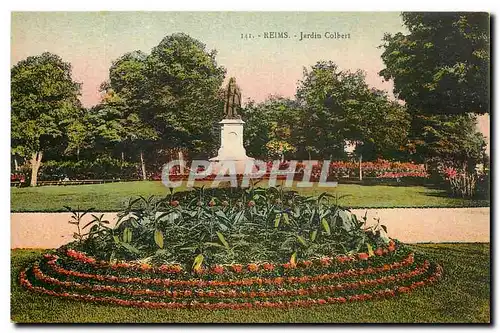 Cartes postales Reims Jardin Colbert