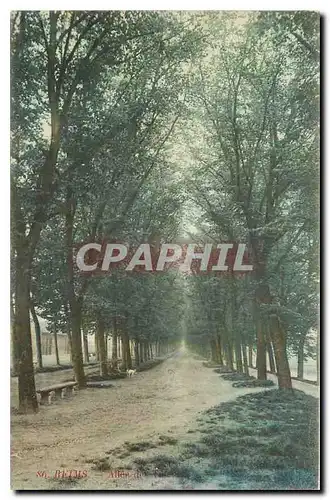 Cartes postales Reims Allee